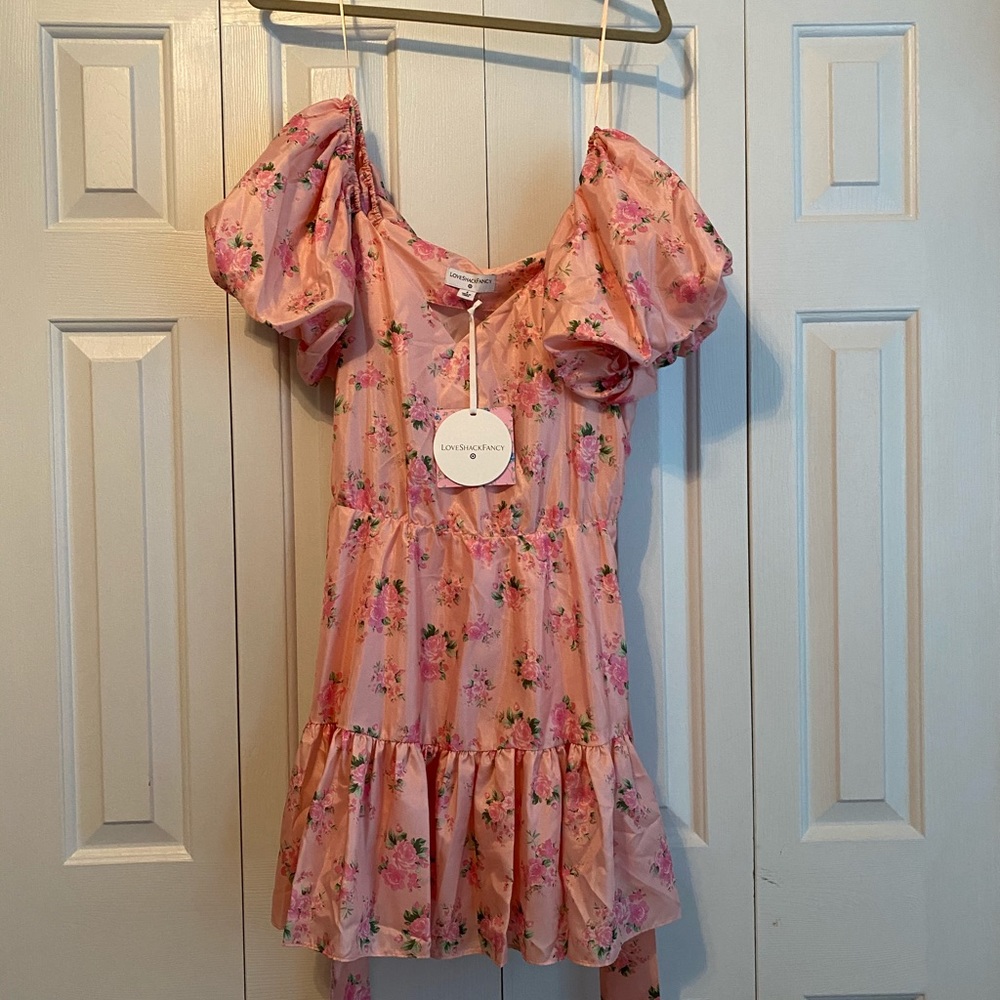 LoveShackFancy Target Cecile Puff Dress